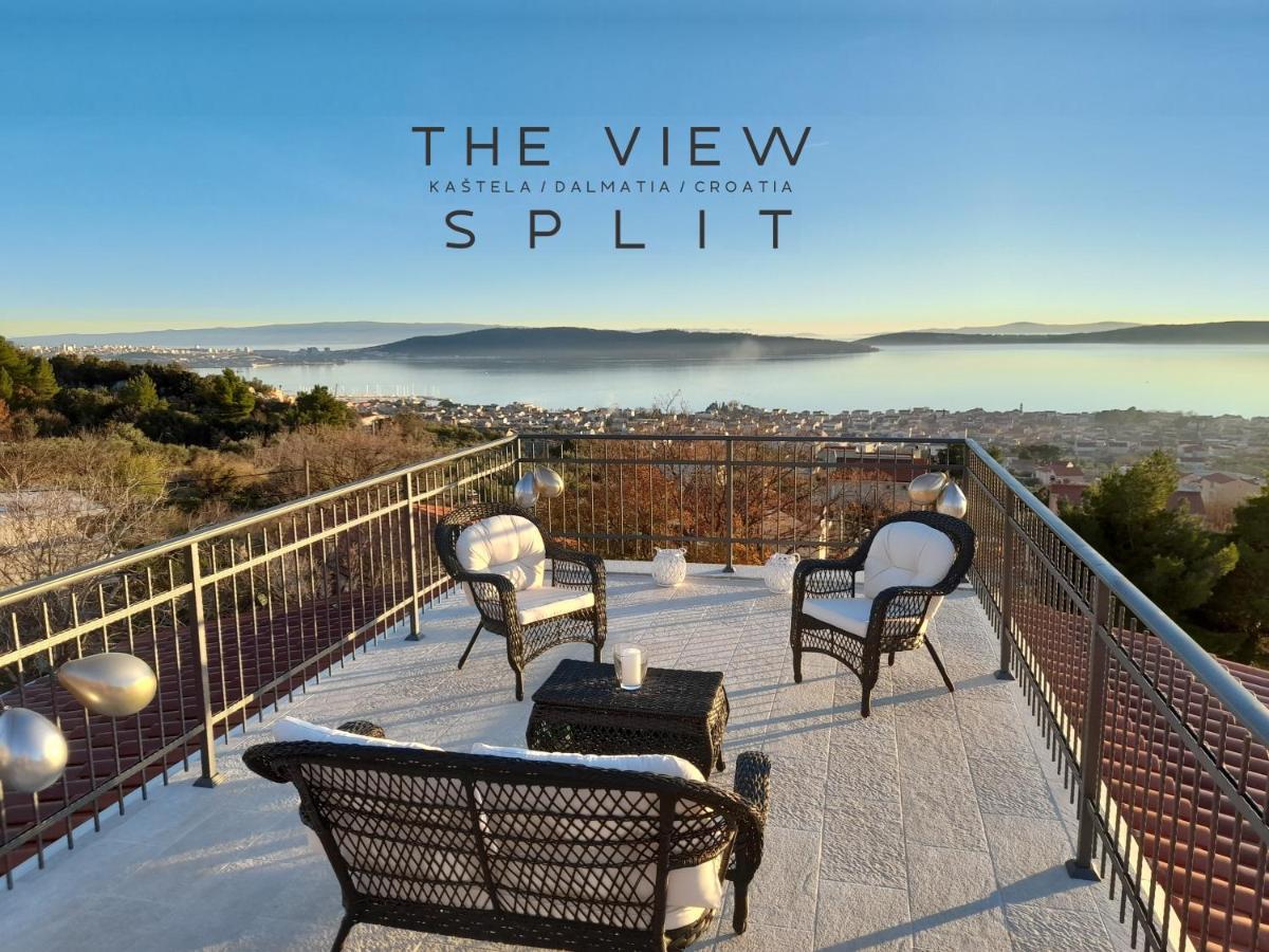 The View Split. Highlight With Roof-Top-Terrace And Pool Apartment Kaštela Екстериор снимка